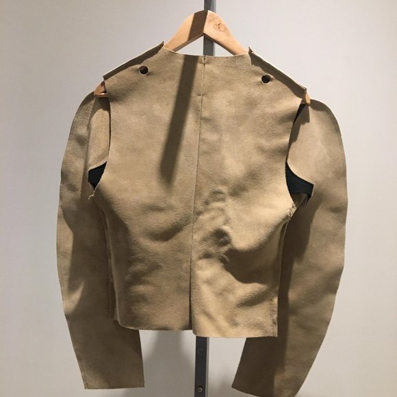Margiela x H&M suede leather jacket - Picture 4 of 11